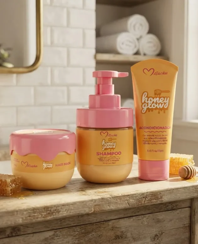 Kit Misucka Honey Glow Shampoo + Acondicionador + Mascarilla