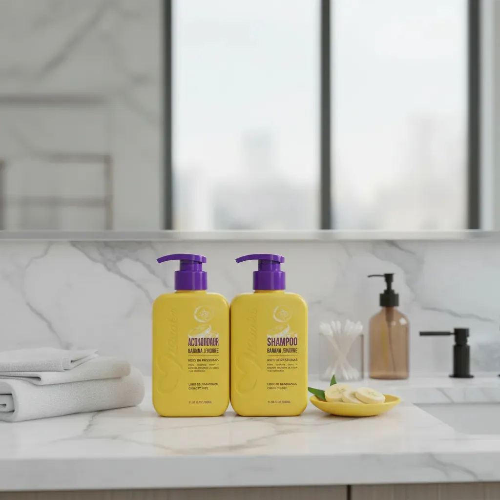 Pack Misucka Banana y Jengibre Shampoo + Acondicionador 700 ml - Imagen 2
