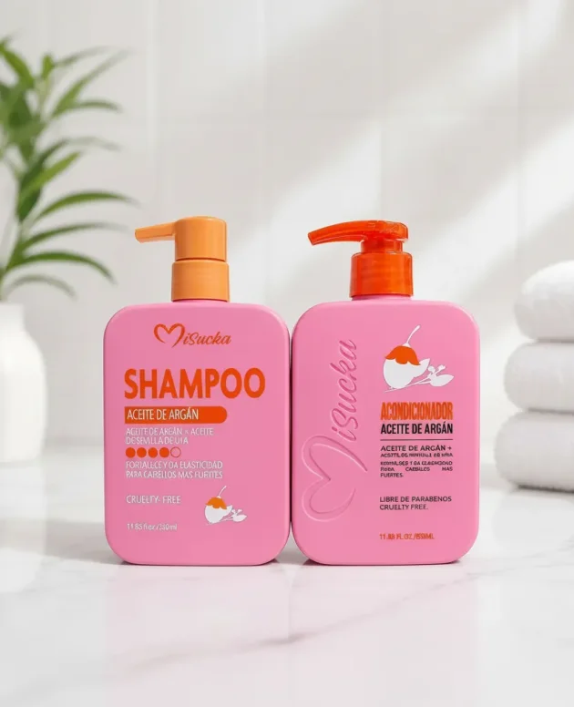 Pack Misucka Aceite de Argán Shampoo + Acondicionador 700 ml