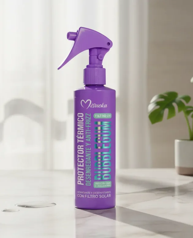 Protector Térmico Misucka Bubblegum Anti-Frizz 180 ml