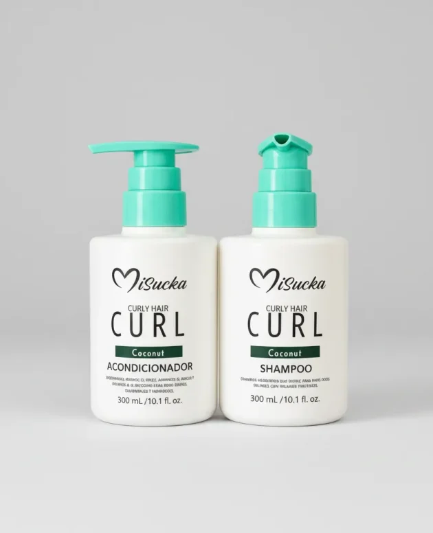 Pack Misucka Curly Hair Coco Shampoo + Acondicionador 600 ml