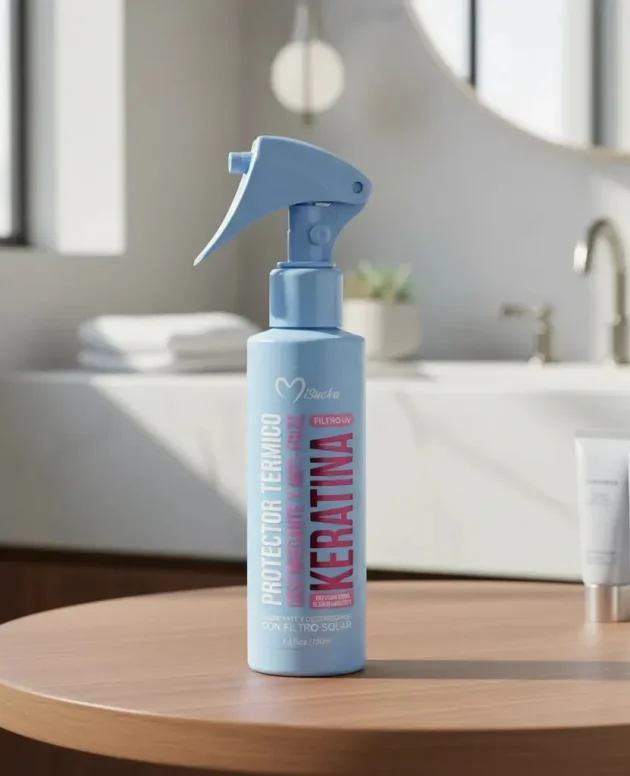 Protector Térmico Misucka Keratina Anti-Frizz + Filtro UV 180 ml