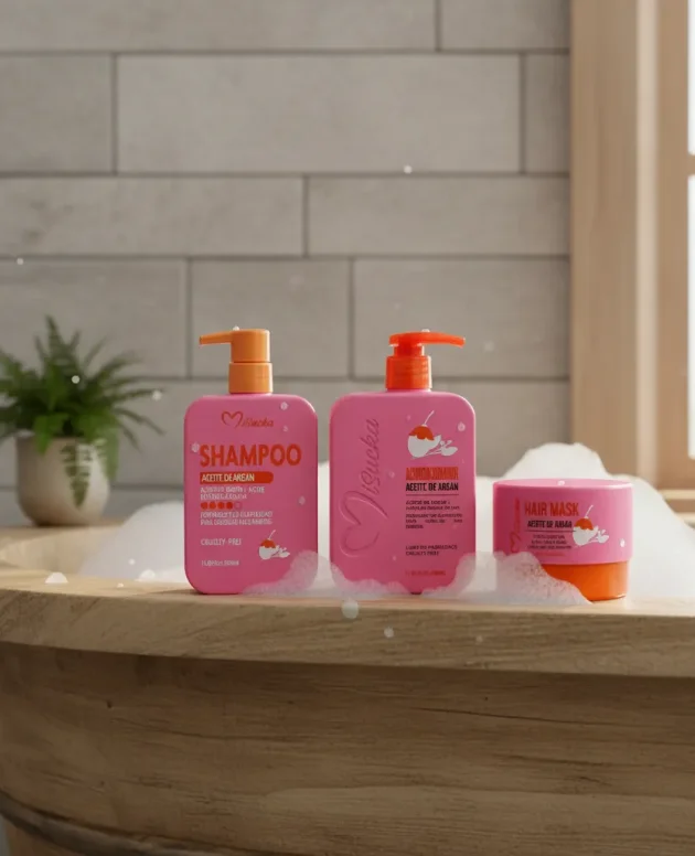 Kit Misucka Aceite de Argán Shampoo + Acondicionador + Mascarilla 900 ml