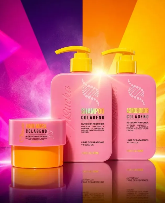 Kit Misucka Colágeno Sin Sulfatos Shampoo + Acondicionador + Mascarilla 900 ml