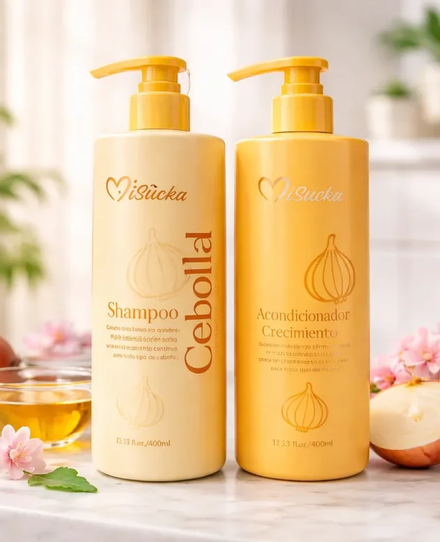 Pack Misucka Cebolla y Romero Shampoo + Acondicionador 800 ml