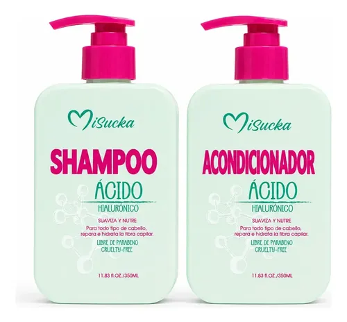 Pack Misucka Ácido Hialurónico Shampoo + Acondicionador 700 ml