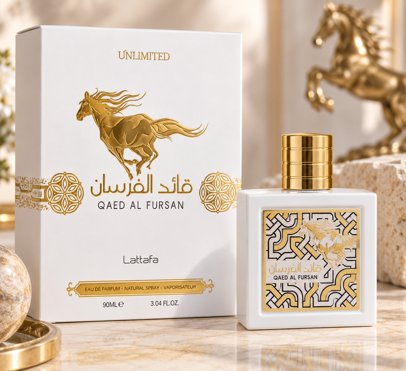 LATAFFA QAED AL FURSAN UNLIMITED EDP 90 ML - UNISEX